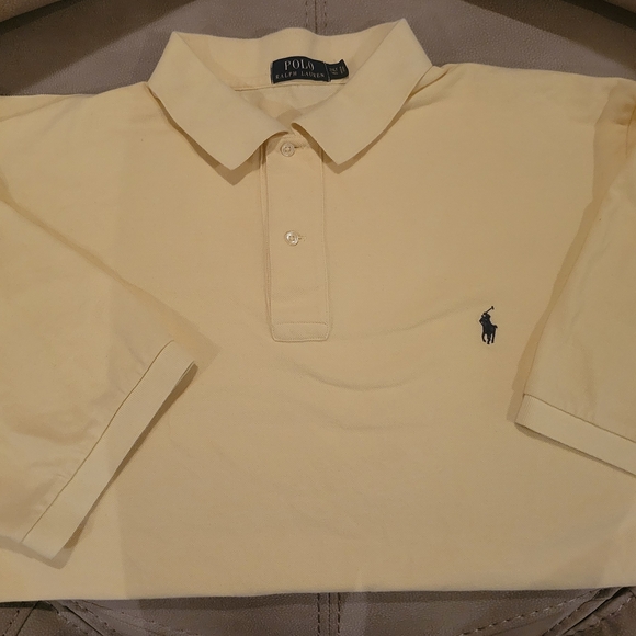 Polo by Ralph Lauren Men's Soft Yellow Polo Shirt - Picture 4 of 7
